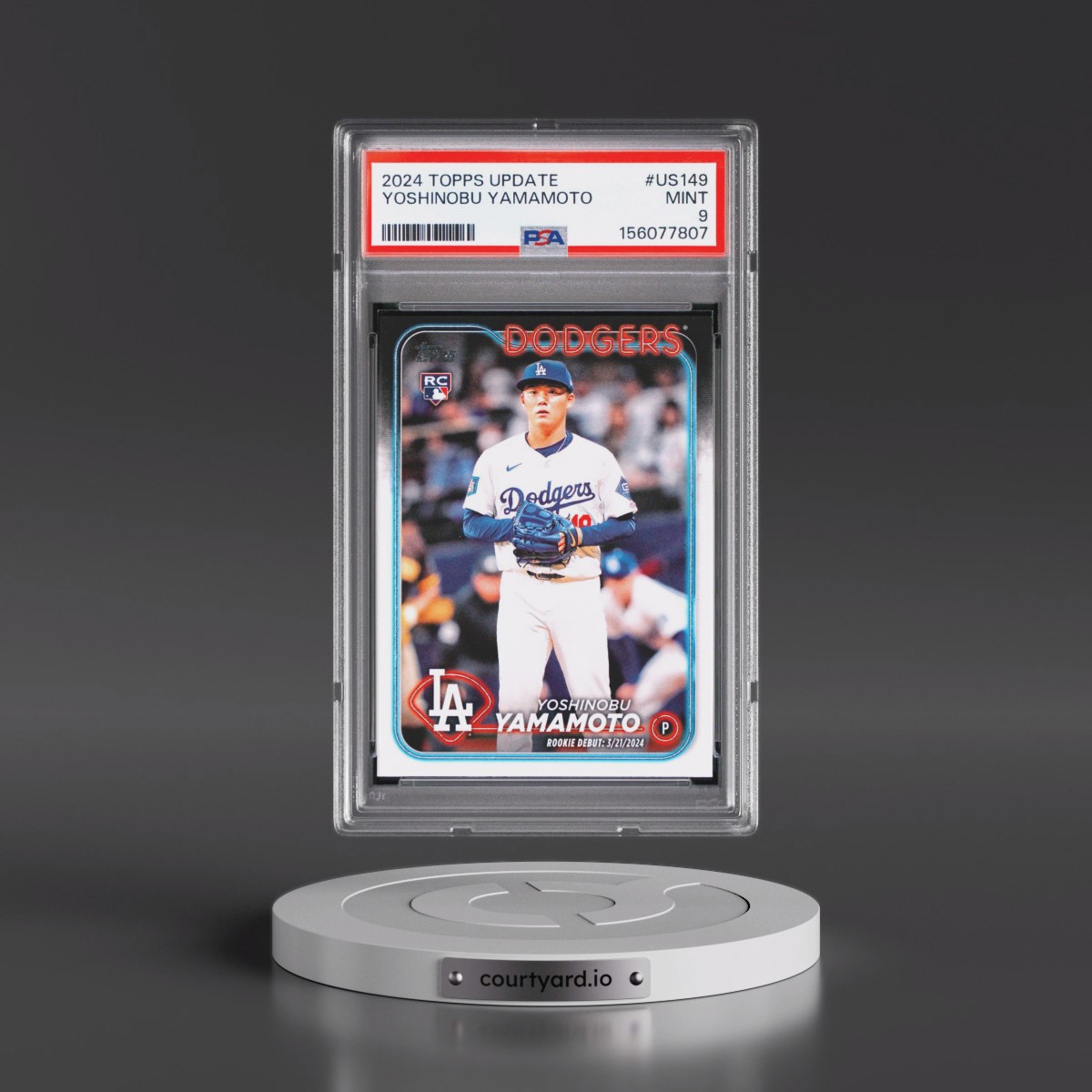 2024 Topps Update #US149 Yoshinobu Yamamoto (PSA 9 MINT)