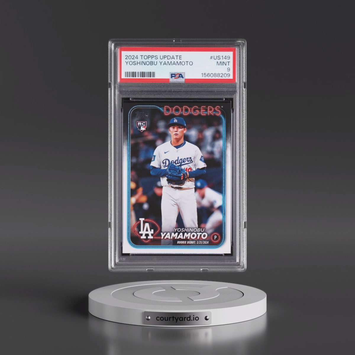 2024 Topps Update Yoshinobu Yamamoto #US149 PSA 9