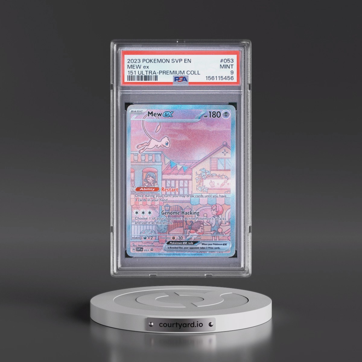 2023 Pokémon Svp EN-SV Black Star Promo #053 Mew EX - Holo 151 Ultra-Premium Collection (PSA 9 MINT)