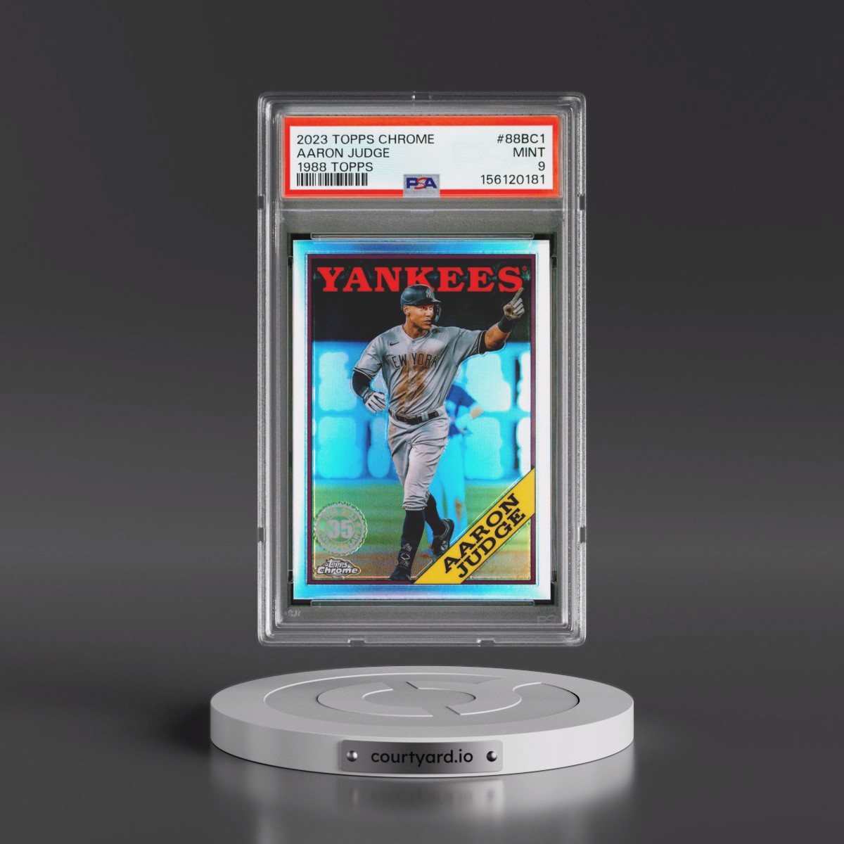 2023 Topps Chrome 1988 Topps Baseball #88BC1 Aaron Judge (PSA 9 MINT)