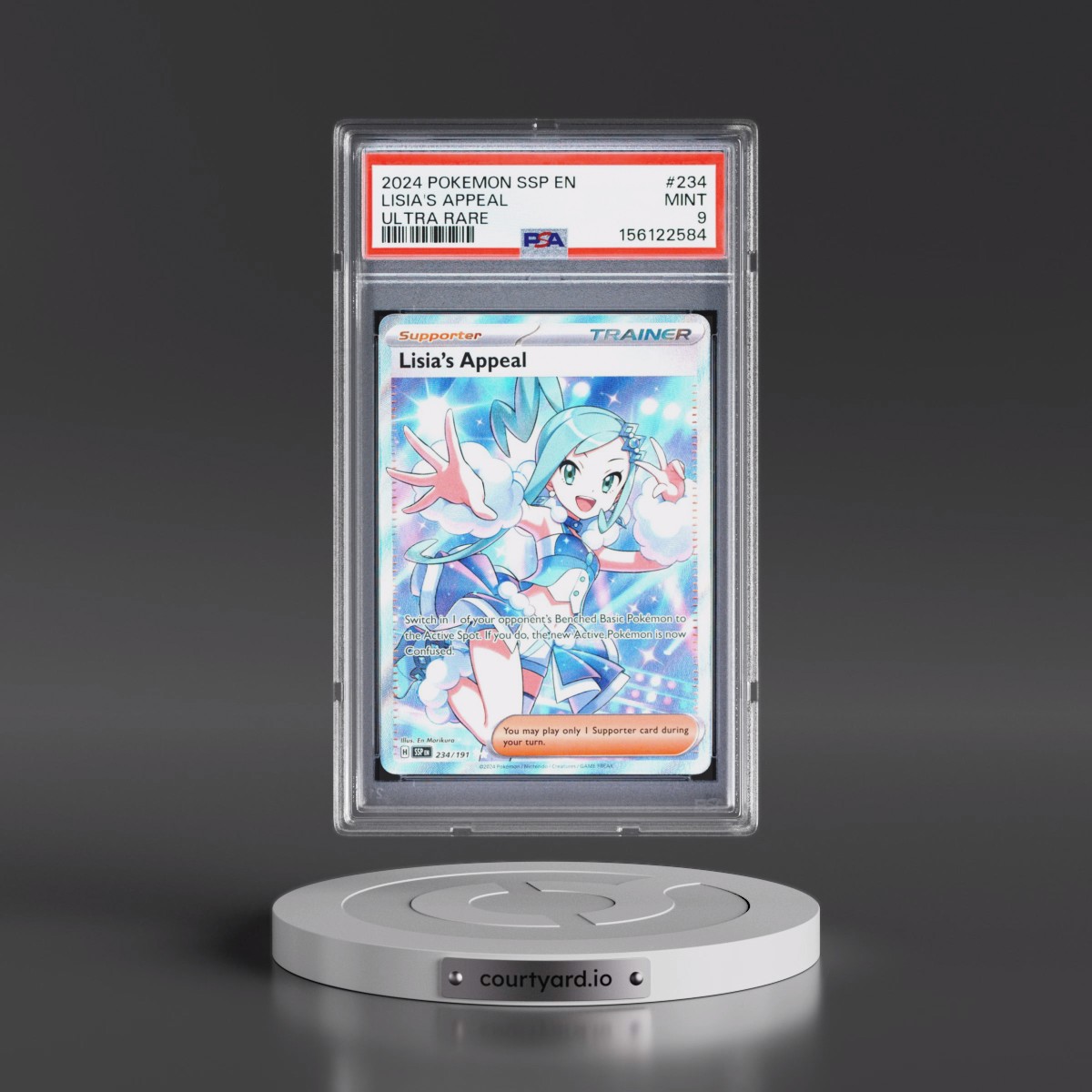 2024 Pokémon Ssp EN-Surging Sparks #234 Lisia's Appeal - Ultra Rare (PSA 9 MINT)