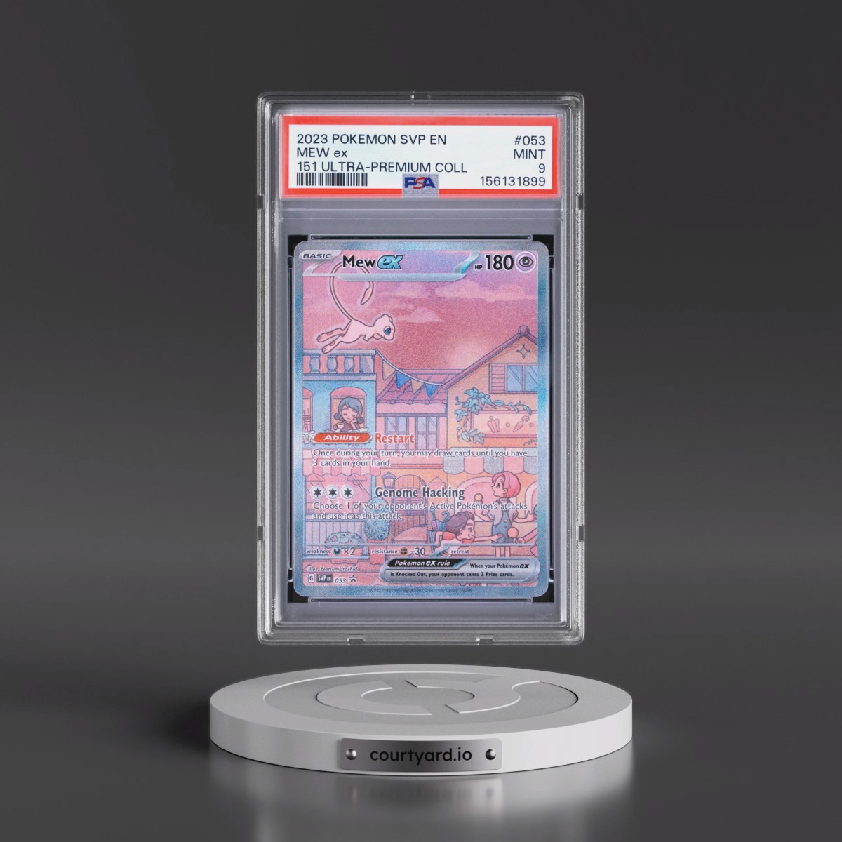 2023 Pokémon Svp EN-SV Black Star Promo #053 Mew EX - Holo 151 Ultra-Premium Collection (PSA 9 MINT)