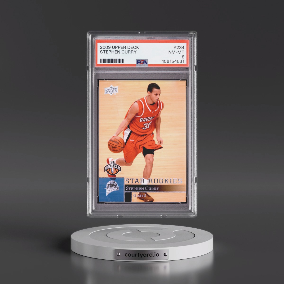2009 Upper Deck Stephen Curry #234 PSA 8
