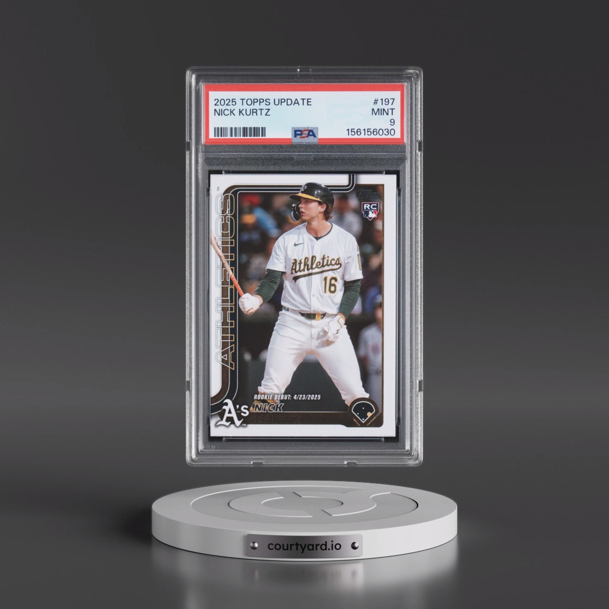 2025 Topps Update #197 Nick Kurtz (PSA 9 MINT)