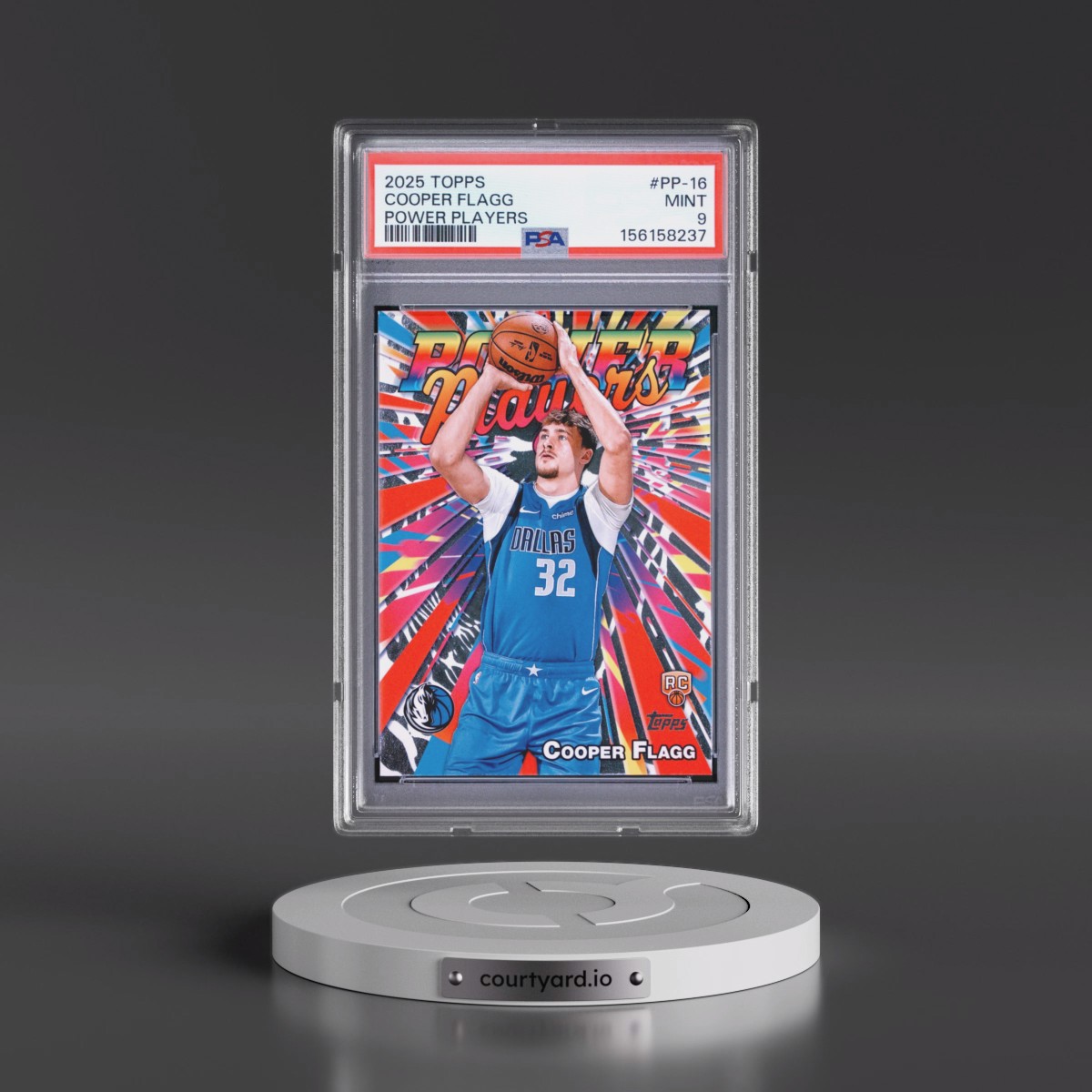 2025 Topps Power Players #PP-16 Cooper Flagg (PSA 9 MINT)