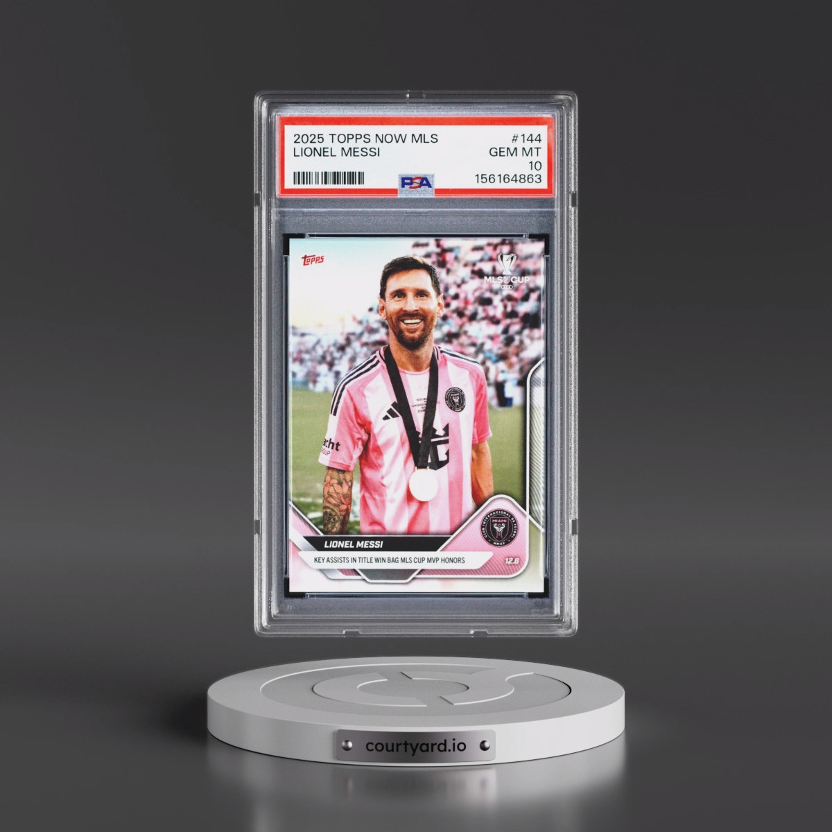 2025 Topps Now MLS #144 Lionel Messi (PSA 10 GEM MINT)