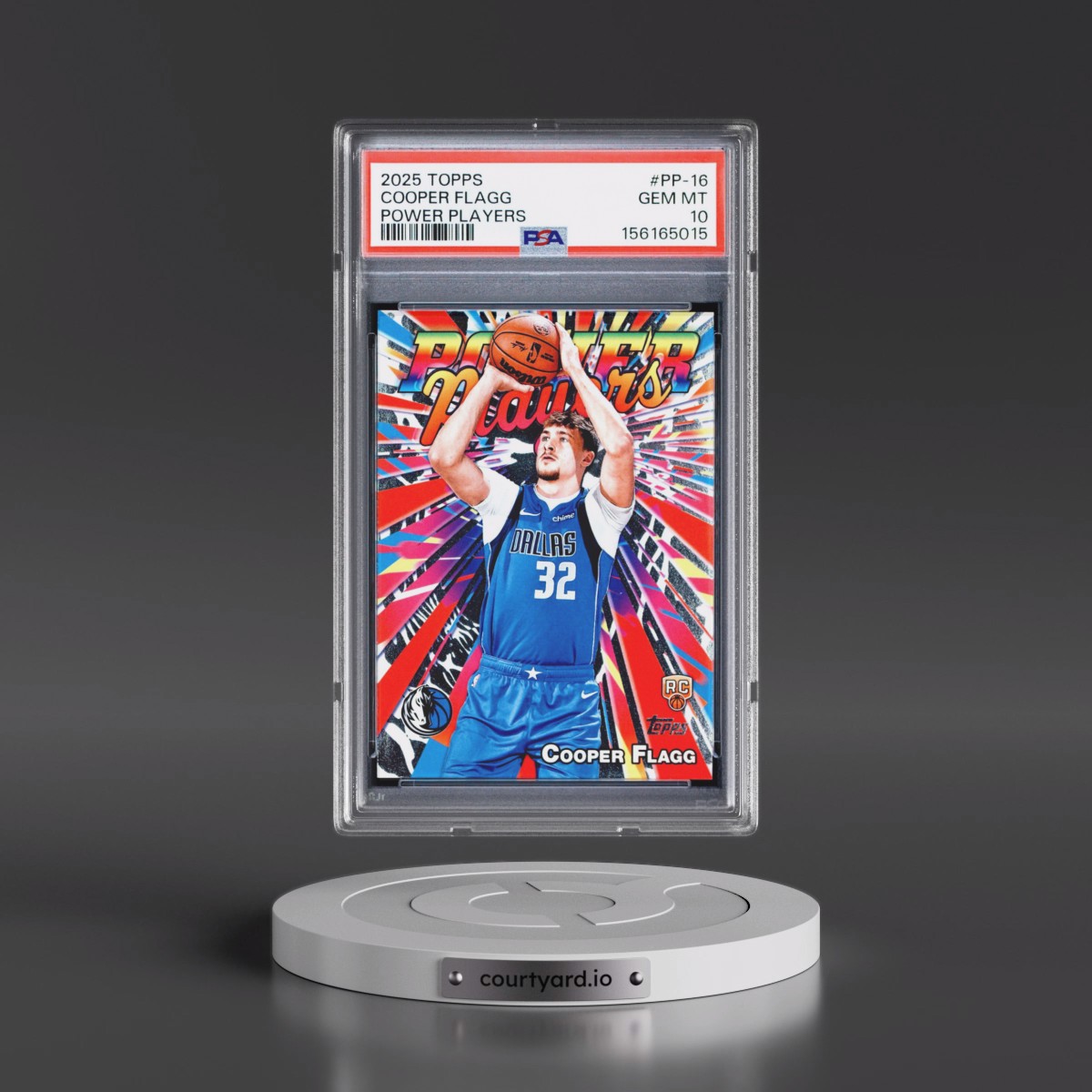 2025 Topps Power Players #PP-16 Cooper Flagg (PSA 10 GEM MINT)
