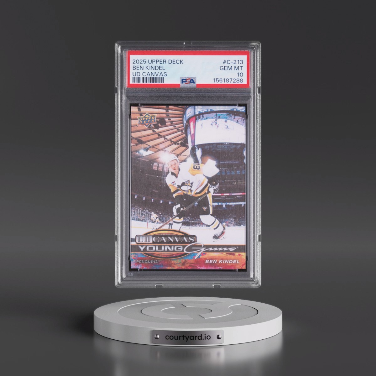 2025 Upper Deck UD Canvas Ben Kindel #C-213 PSA 10