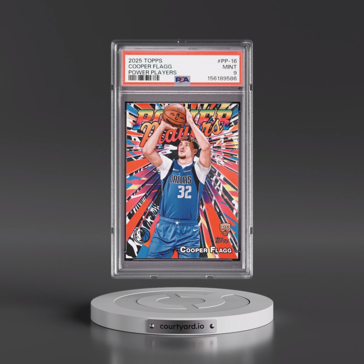 2025 Topps Power Players #PP-16 Cooper Flagg (PSA 9 MINT)