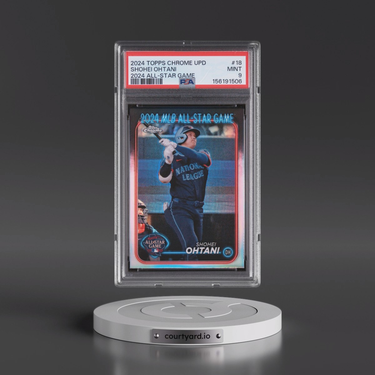 2024 Topps Chrome Update 2024 All-Star Game Chrome #18 Shohei Ohtani (PSA 9 MINT)