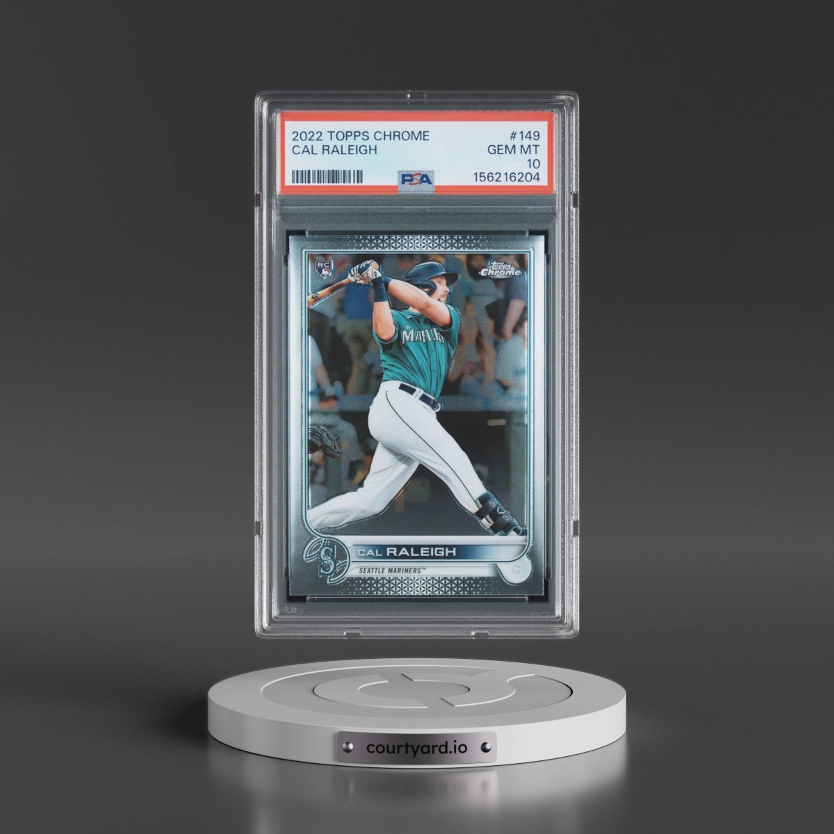 2022 Topps Chrome #149 Cal Raleigh (PSA 10 GEM MINT)