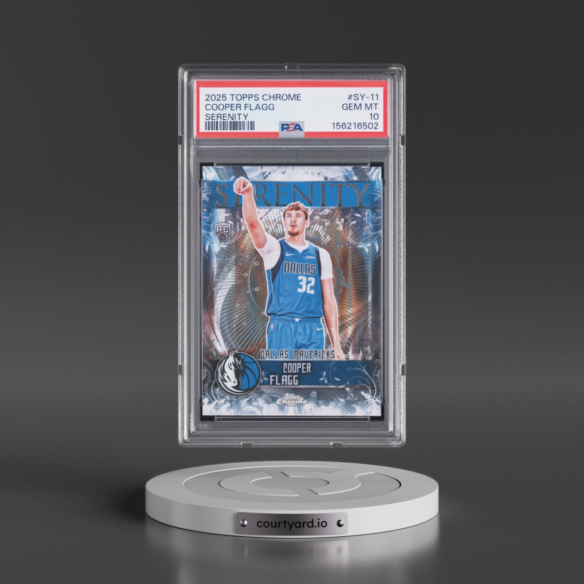 2025 Topps Chrome Serenity #SY-11 Cooper Flagg (PSA 10 GEM MINT)