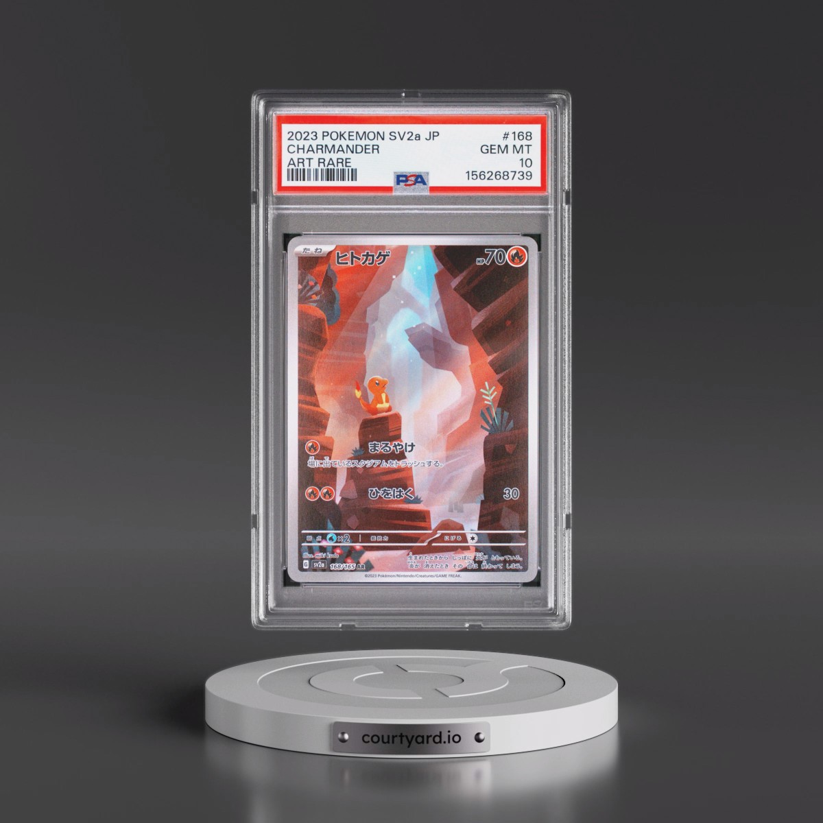 2023 Pokémon Sv2a-Pokémon 151 #168 Charmander - Art Rare (PSA 10 GEM MINT)