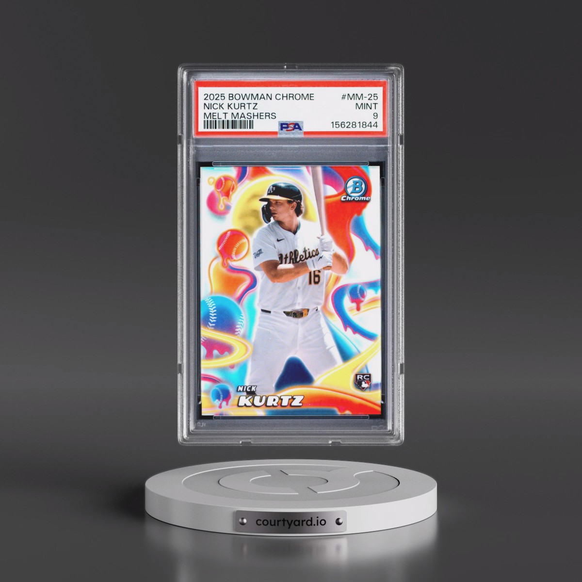 2025 Bowman Chrome Melt Mashers #MM-25 Nick Kurtz (PSA 9 MINT)
