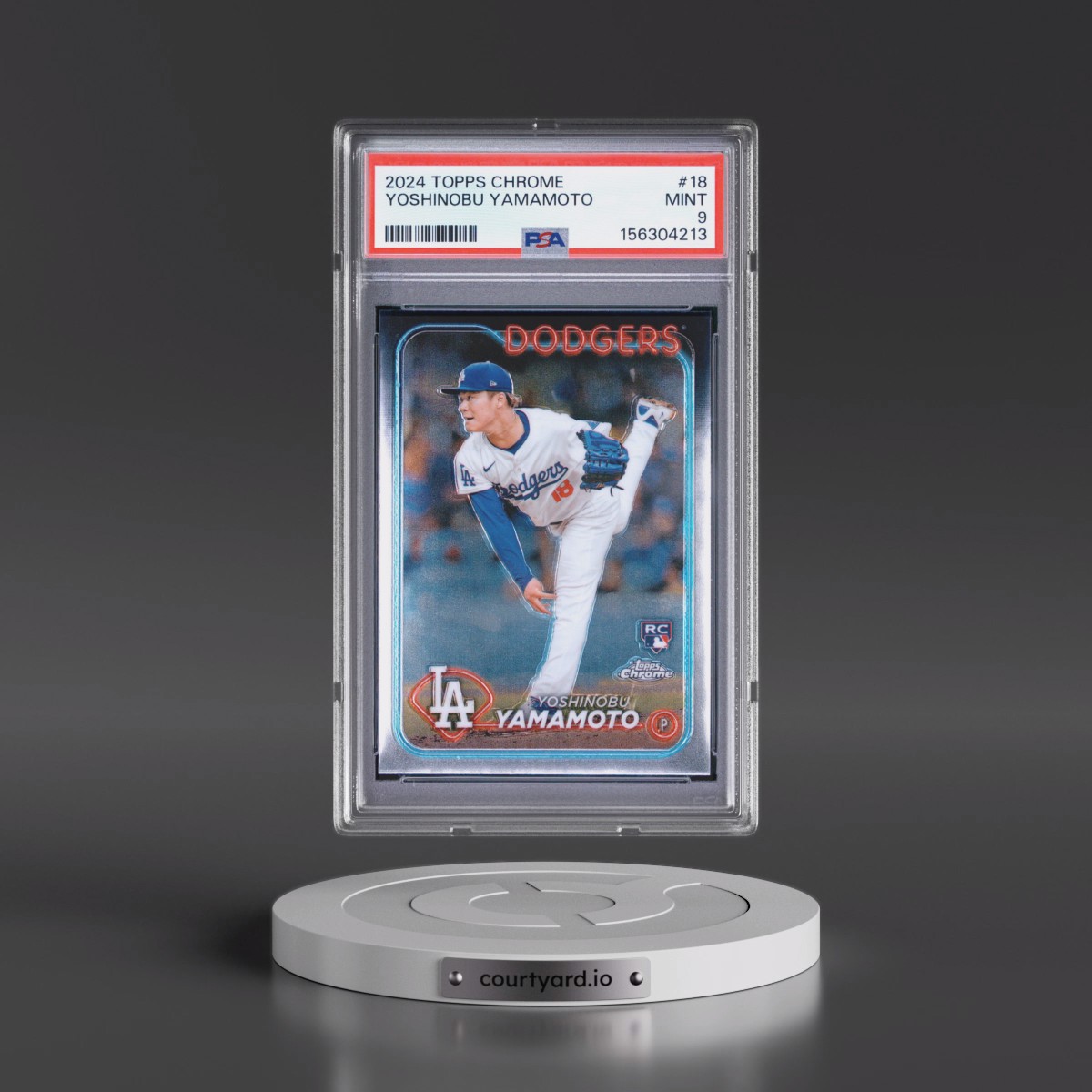2024 Topps Chrome #18 Yoshinobu Yamamoto (PSA 9 MINT)