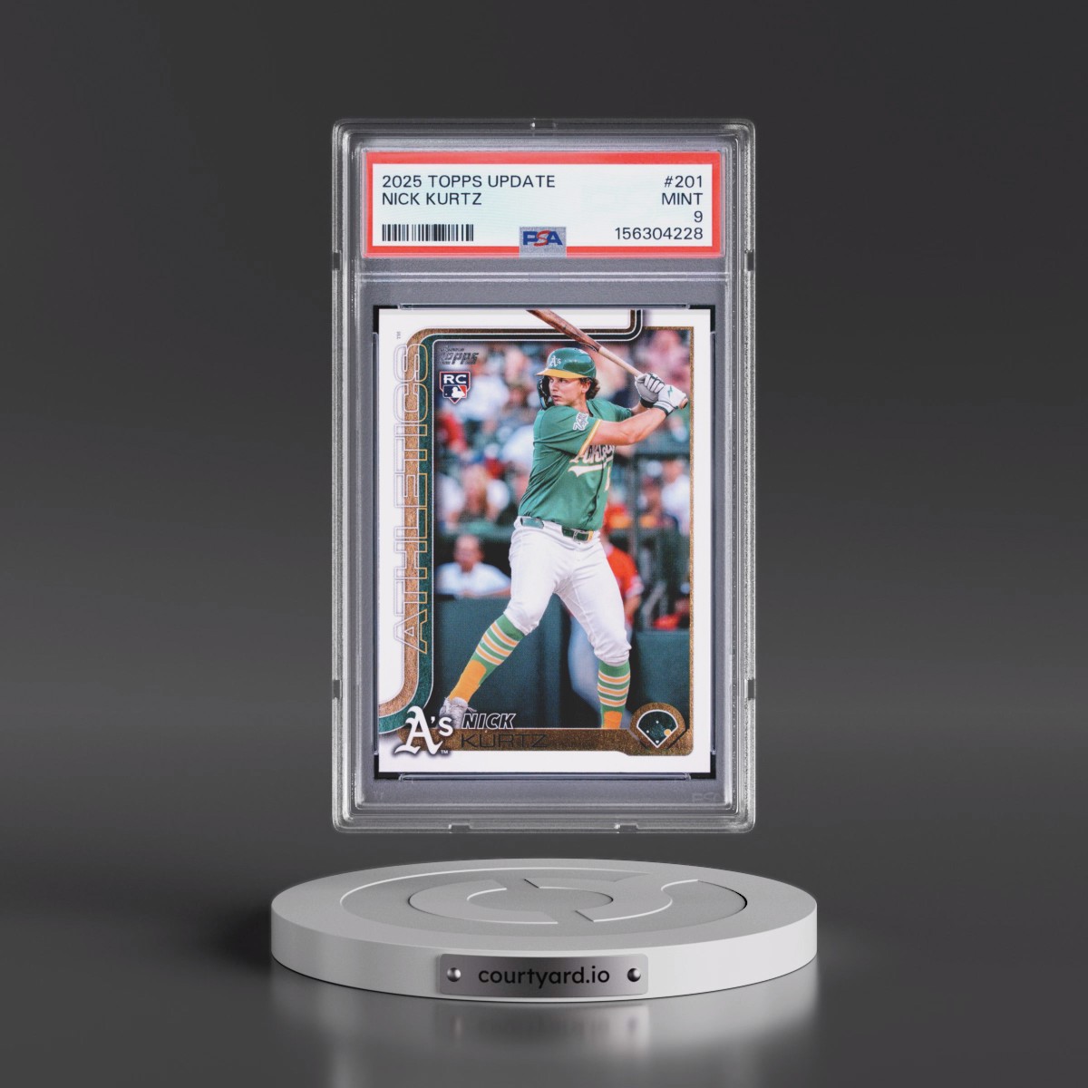 2025 Topps Update #201 Nick Kurtz (PSA 9 MINT)