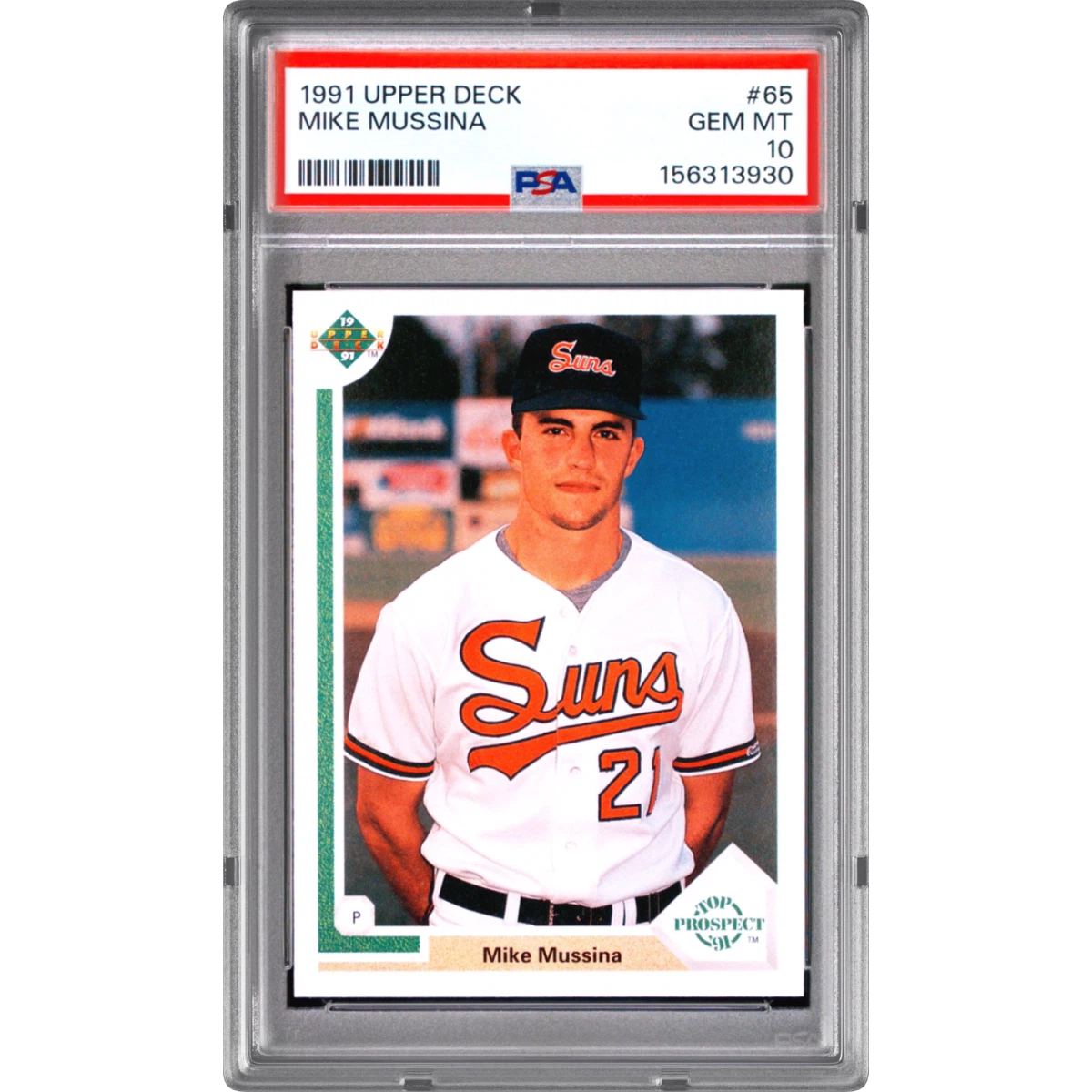 1991 Upper Deck #65 Mike Mussina (PSA 10 GEM MINT)
