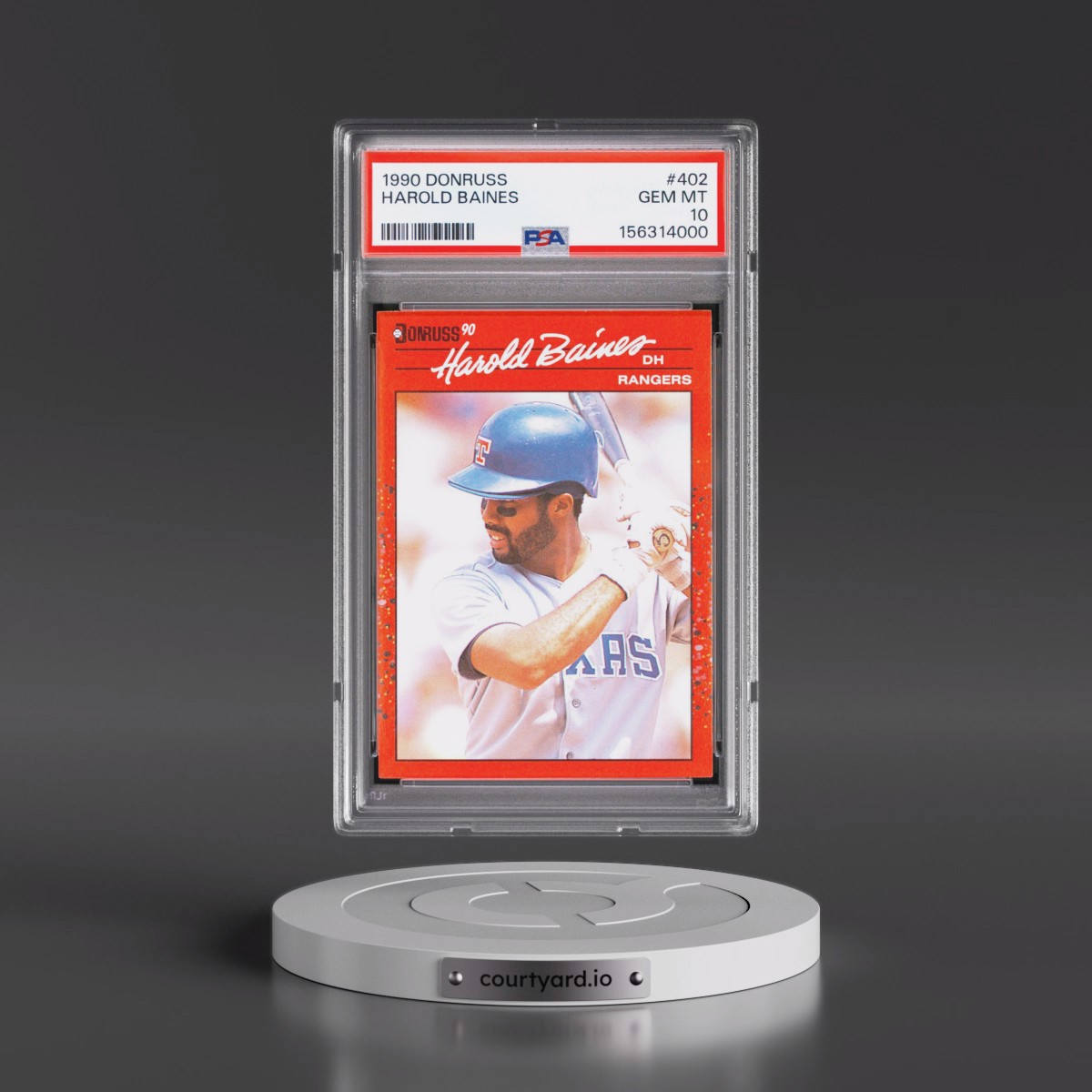 1990 Donruss #402 Harold Baines (PSA 10 GEM MINT)