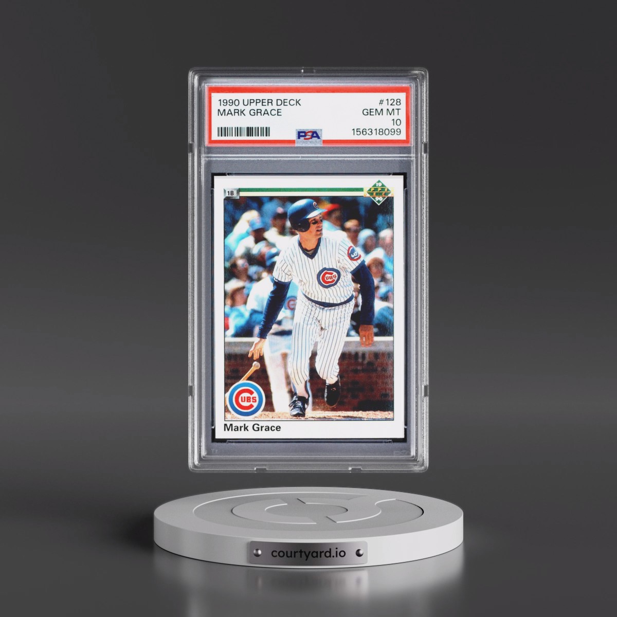 1990 Upper Deck #128 Mark Grace (PSA 10 GEM MINT)