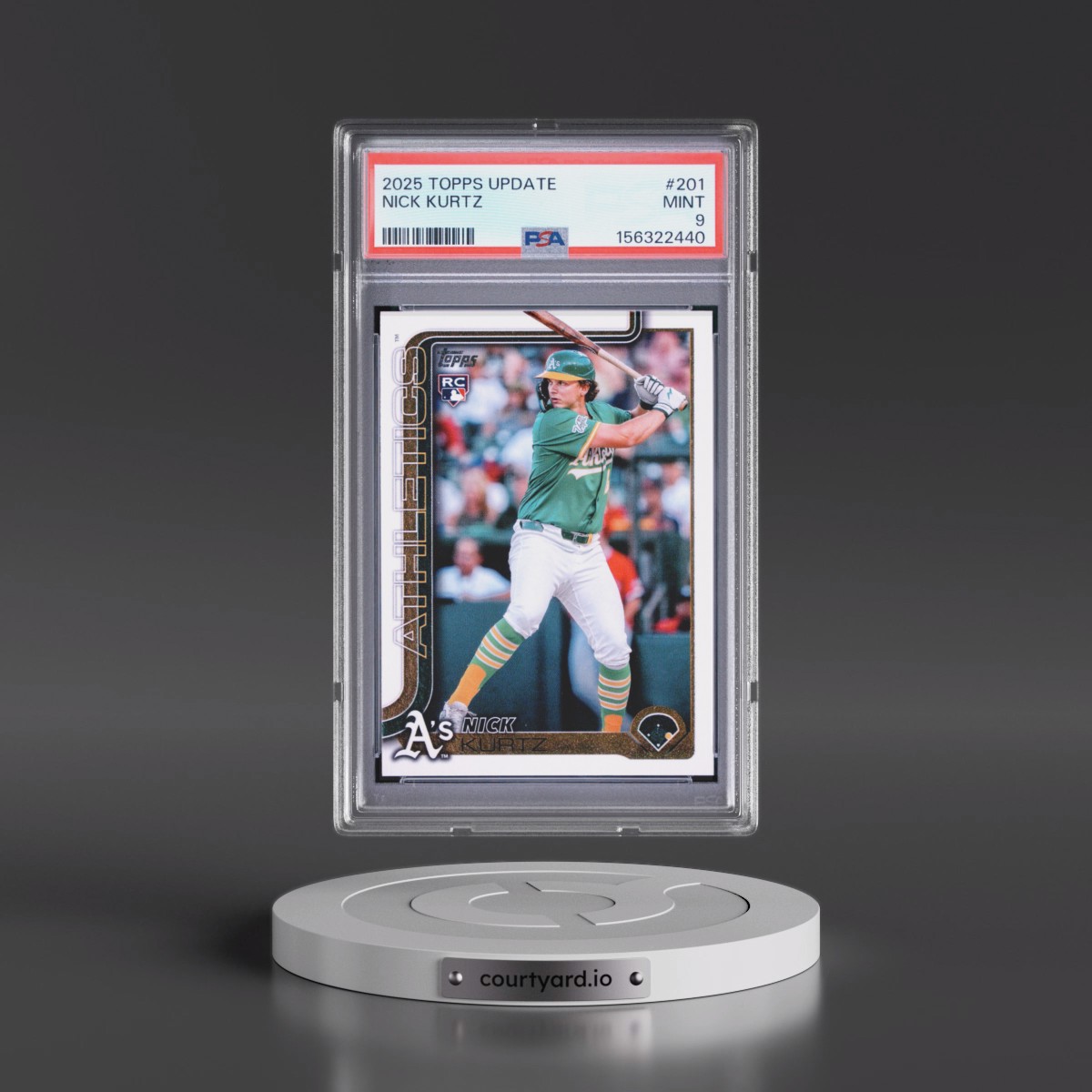 2025 Topps Update #201 Nick Kurtz (PSA 9 MINT)