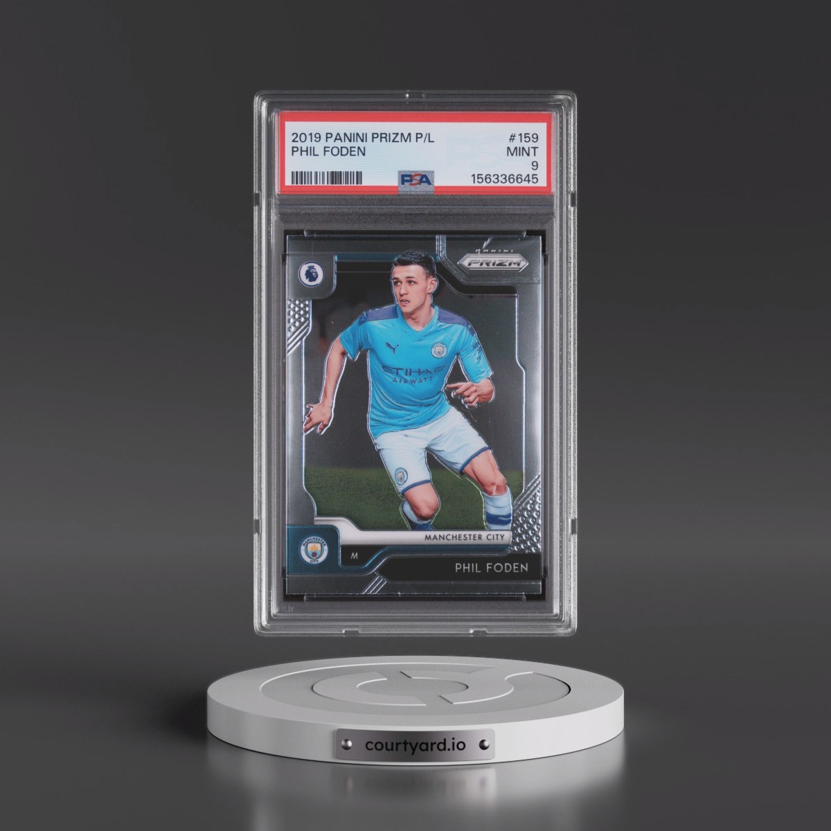 2019 Panini Prizm Premier League #159 Phil Foden (PSA 9 MINT)