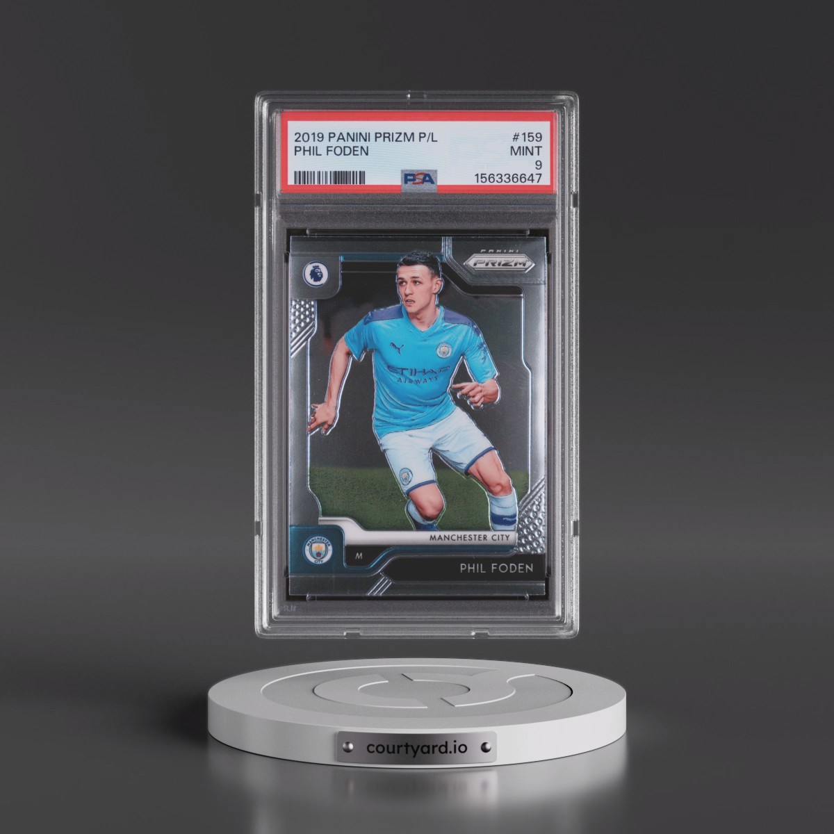 2019 Panini Prizm Premier League #159 Phil Foden (PSA 9 MINT)