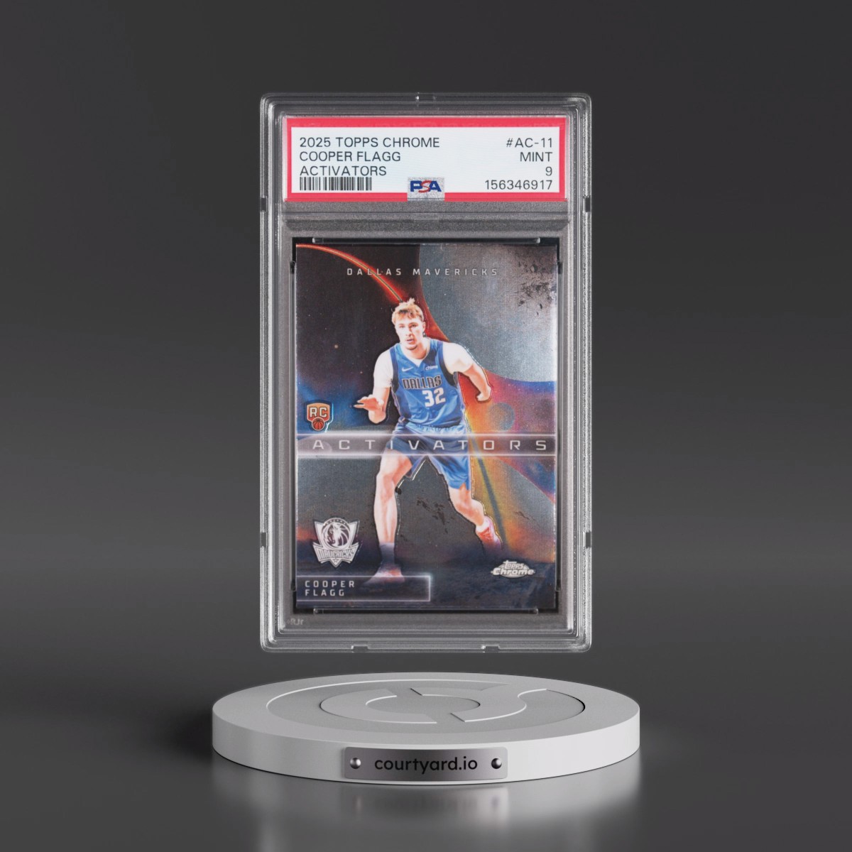 2025 Topps Chrome Activators #AC-11 Cooper Flagg (PSA 9 MINT)