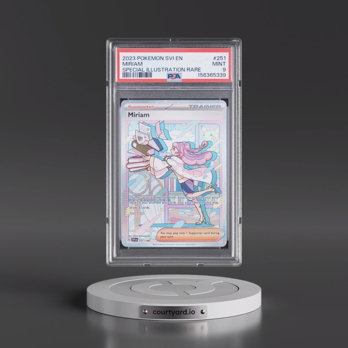 2023 Pokémon Svi EN-Scarlet & Violet #251 Miriam - Special Illustration Rare (PSA 9 MINT)