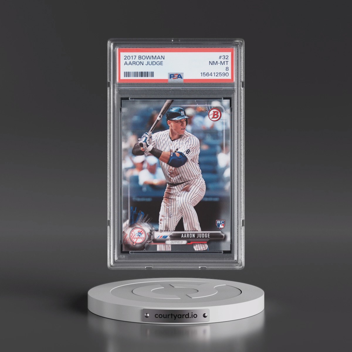 2017 Bowman #32 Aaron Judge (PSA 8 NM-MT)