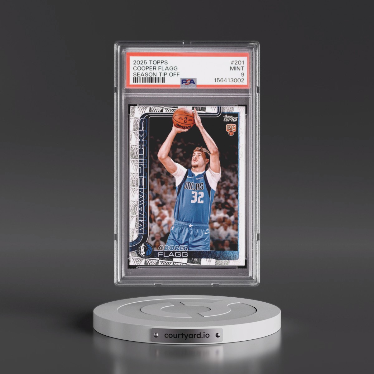 2025 Topps #201 Cooper Flagg - Season Tip Off (PSA 9 MINT)