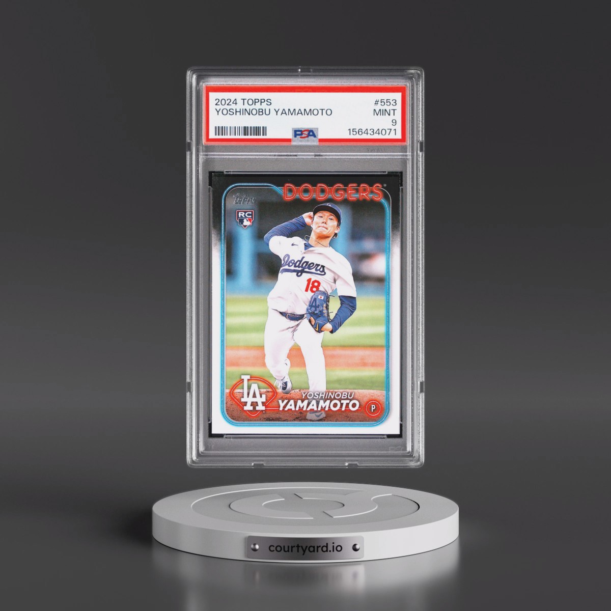 2024 Topps #553 Yoshinobu Yamamoto (PSA 9 MINT)