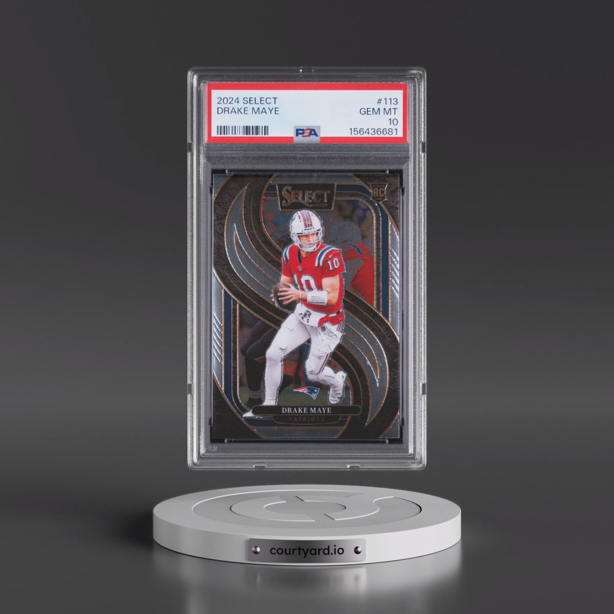 2024 Panini Select #113 Drake Maye (PSA 10 GEM MINT)