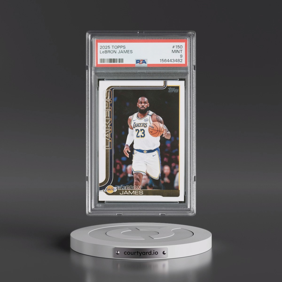 2025 Topps #150 LeBron James (PSA 9 MINT)