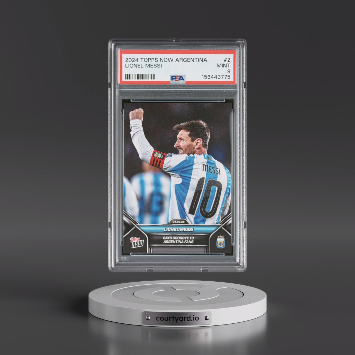 2024 Topps Now Argentina #2 Lionel Messi (PSA 9 MINT)