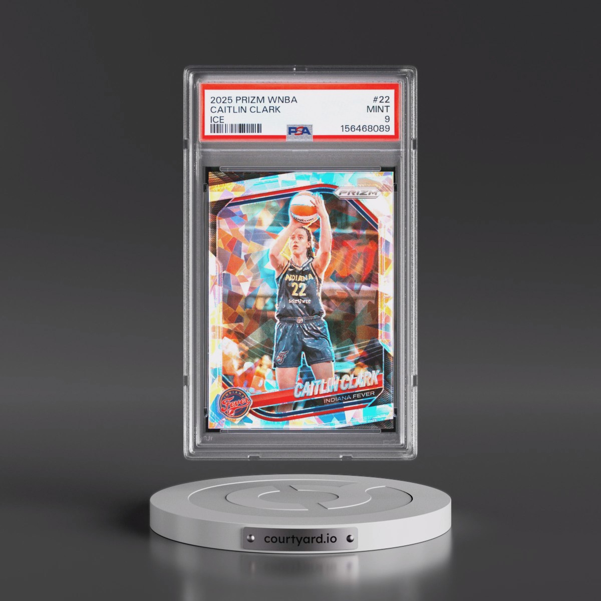 2025 Panini Prizm WNBA #22 Caitlin Clark - Ice (PSA 9 MINT)