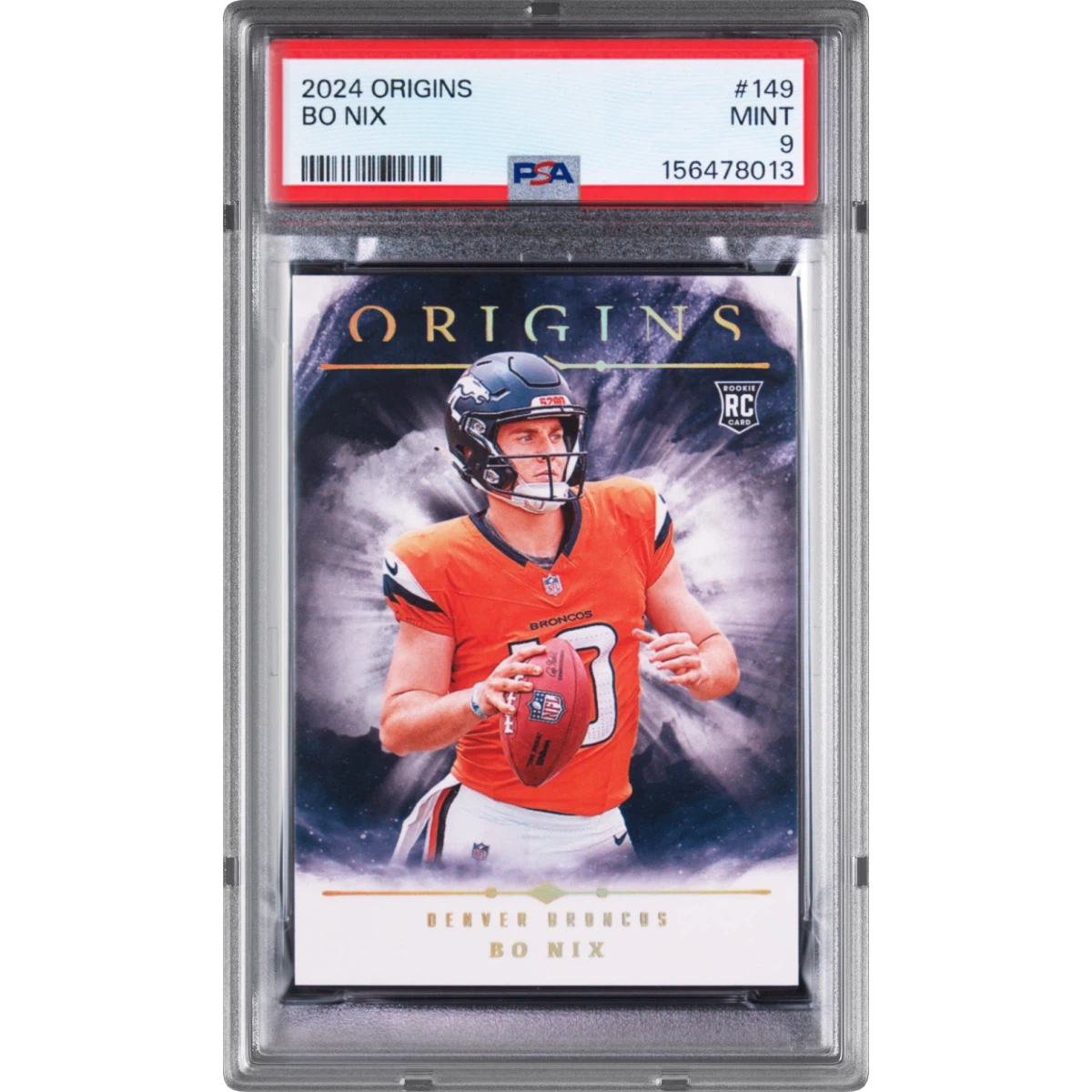 2024 Panini Origins #149 Bo Nix (PSA 9 MINT)