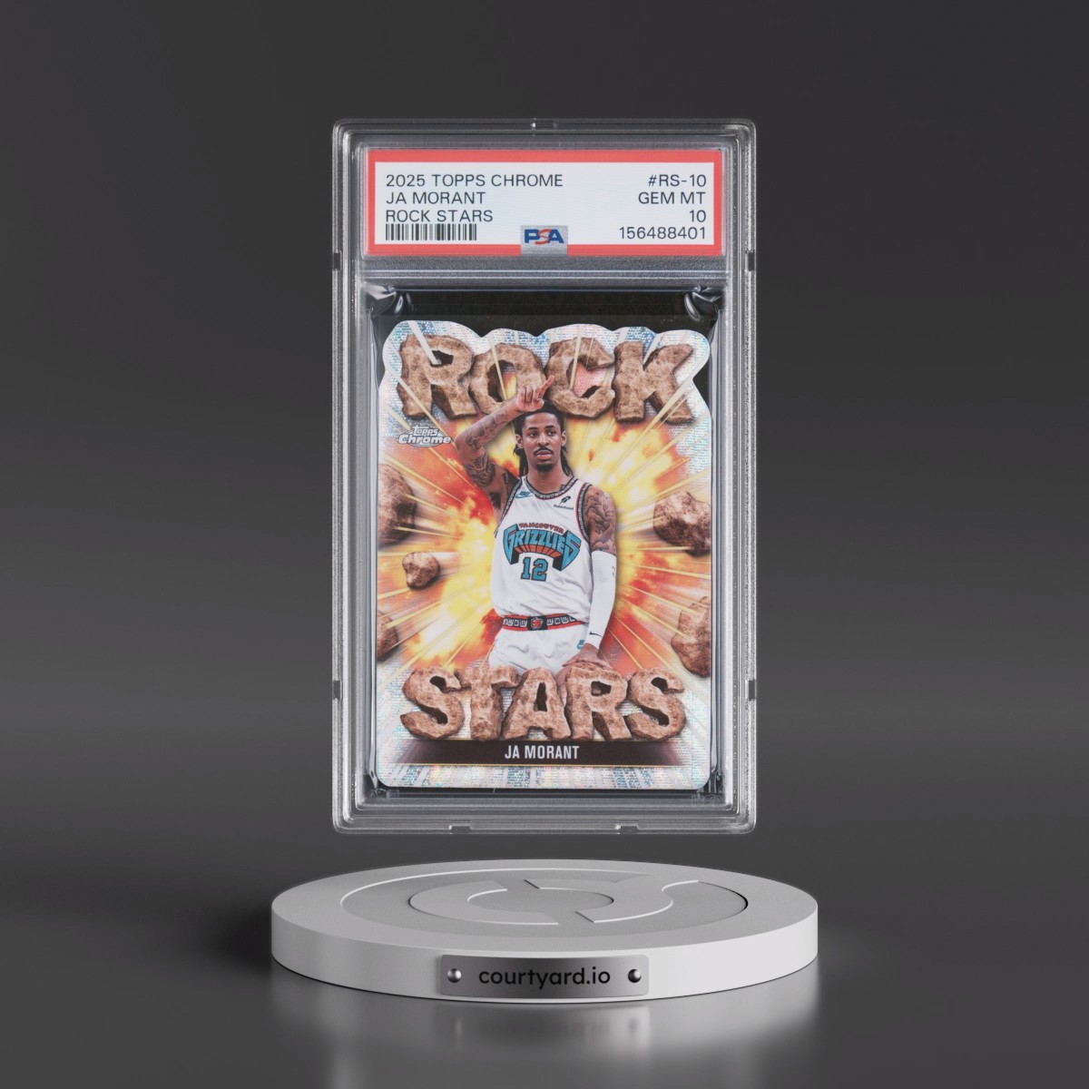 2025 Topps Chrome Rock Stars #RS-10 Ja Morant (PSA 10 GEM MINT)