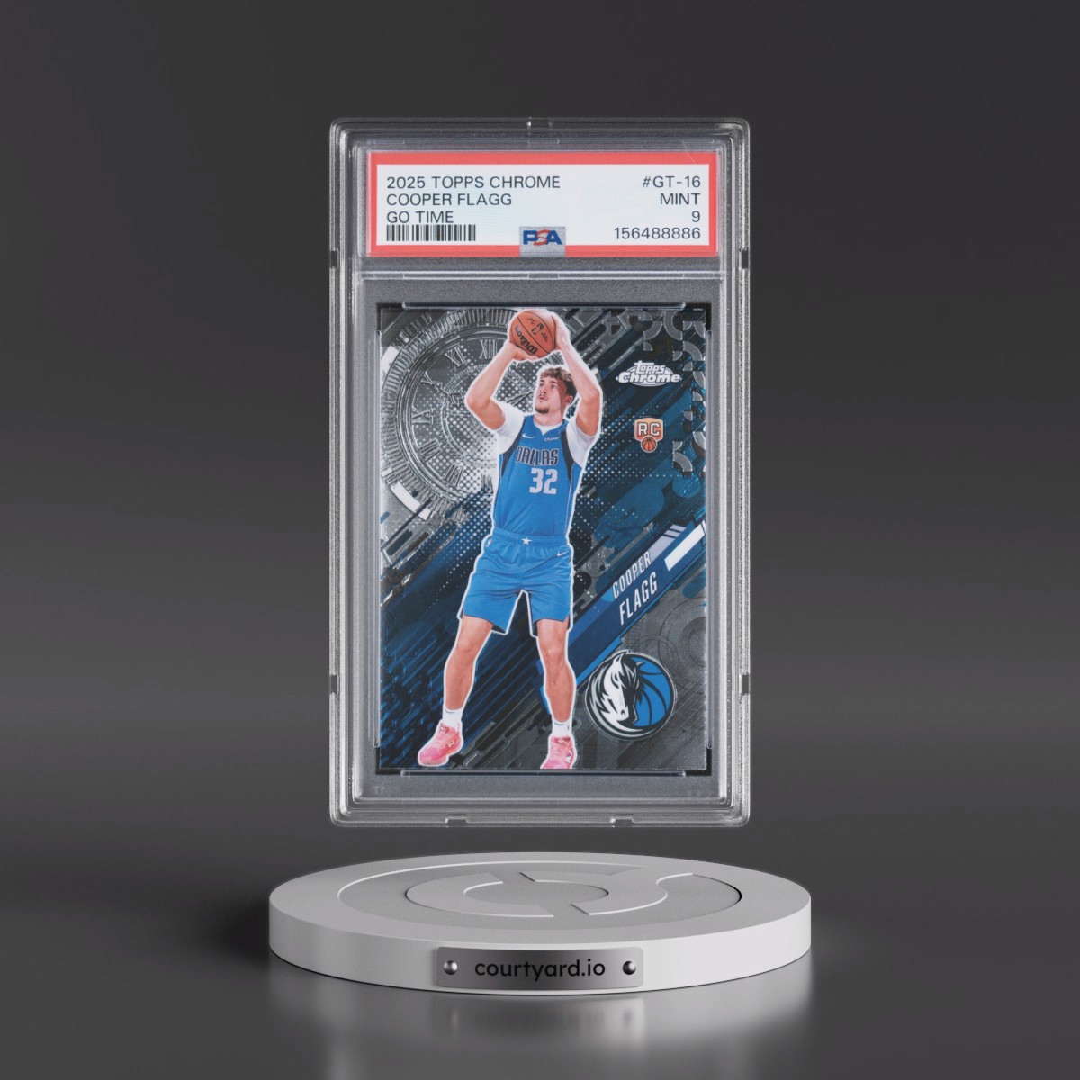 2025 Topps Chrome Go Time #GT-16 Cooper Flagg (PSA 9 MINT)