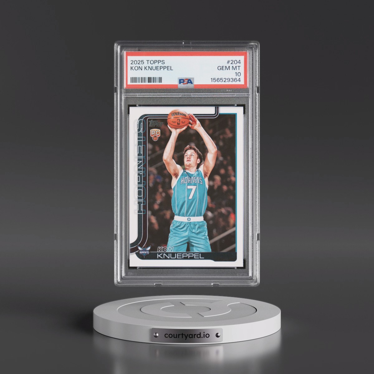 2025 Topps #204 Kon Knueppel (PSA 10 GEM MINT)