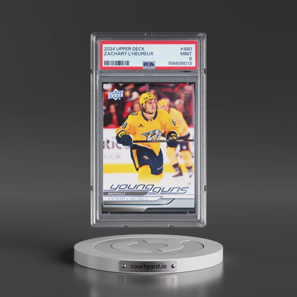 2024 Upper Deck #480 Zachary L'Heureux (PSA 9 MINT)