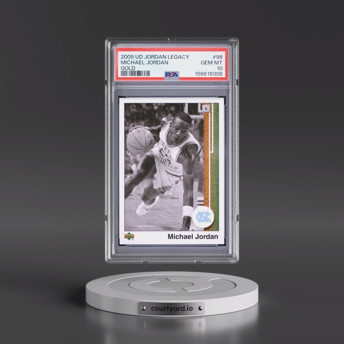 2009 Upper Deck Jordan Legacy Gold #98 Michael Jordan (PSA 10 GEM MINT)