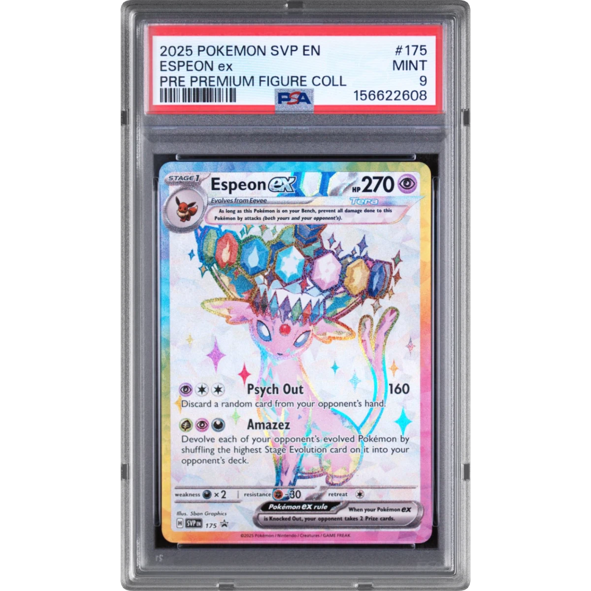 Pokémon Svp Black Star Espeon Premium Figure Collection