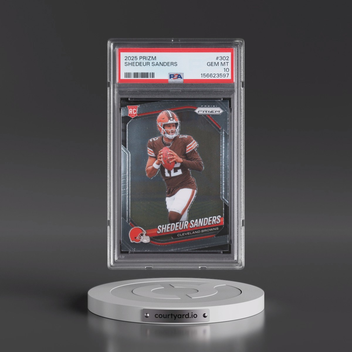 2025 Panini Prizm #302 Shedeur Sanders (PSA 10 GEM MINT)
