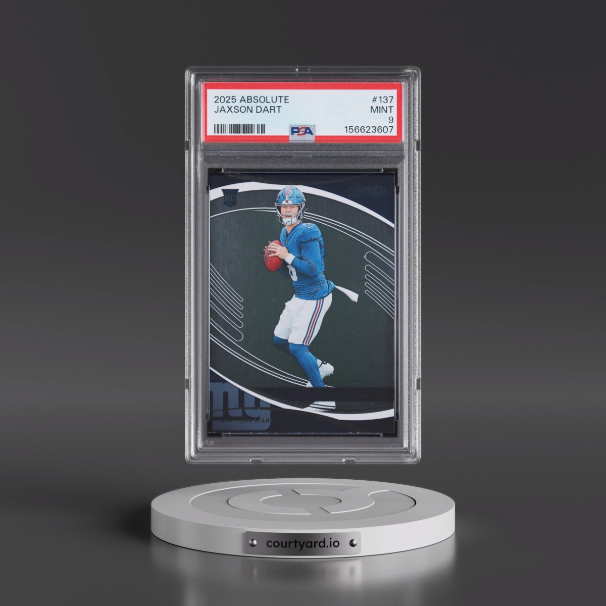 2025 Panini Absolute #137 Jaxson Dart (PSA 9 MINT)