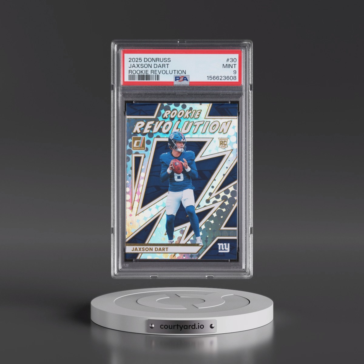 2025 Panini Donruss Rookie Revolution #30 Jaxson Dart (PSA 9 MINT)