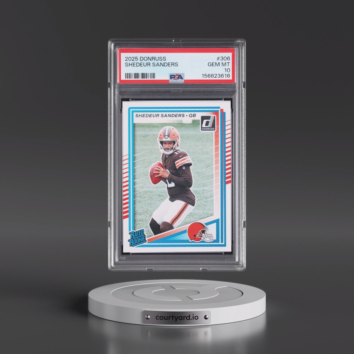 2025 Panini Donruss #306 Shedeur Sanders (PSA 10 GEM MINT)