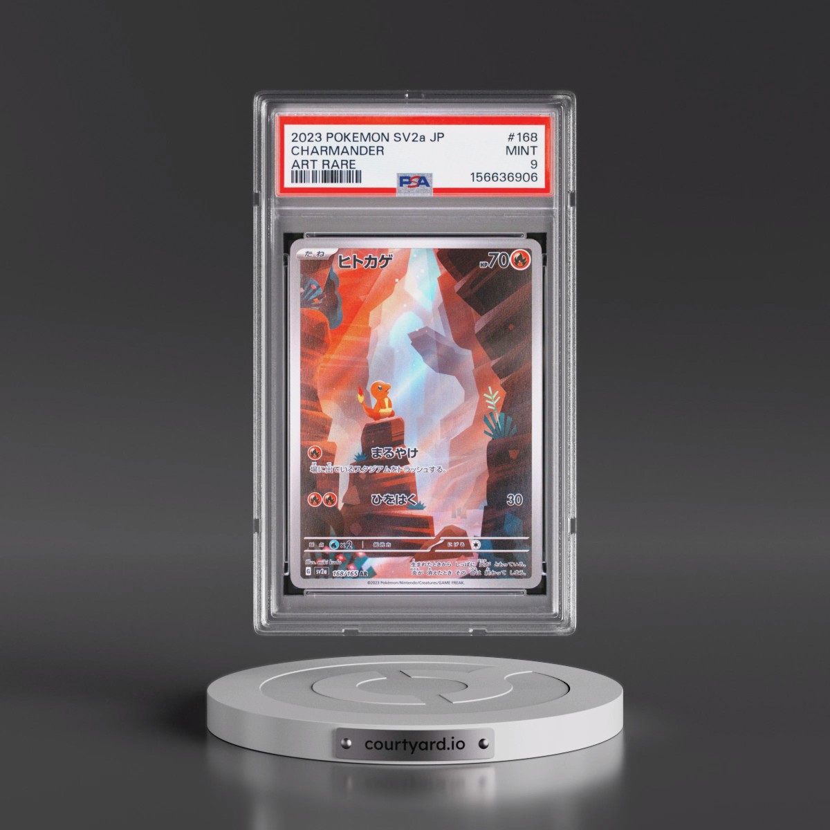 2023 Pokémon Sv2a-Pokémon 151 #168 Charmander - Art Rare (PSA 9 MINT)