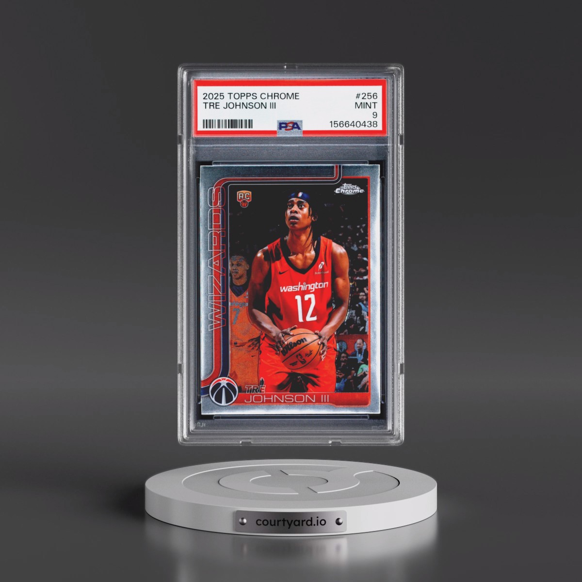 2025 Topps Chrome Tre Johnson III #256 PSA 9