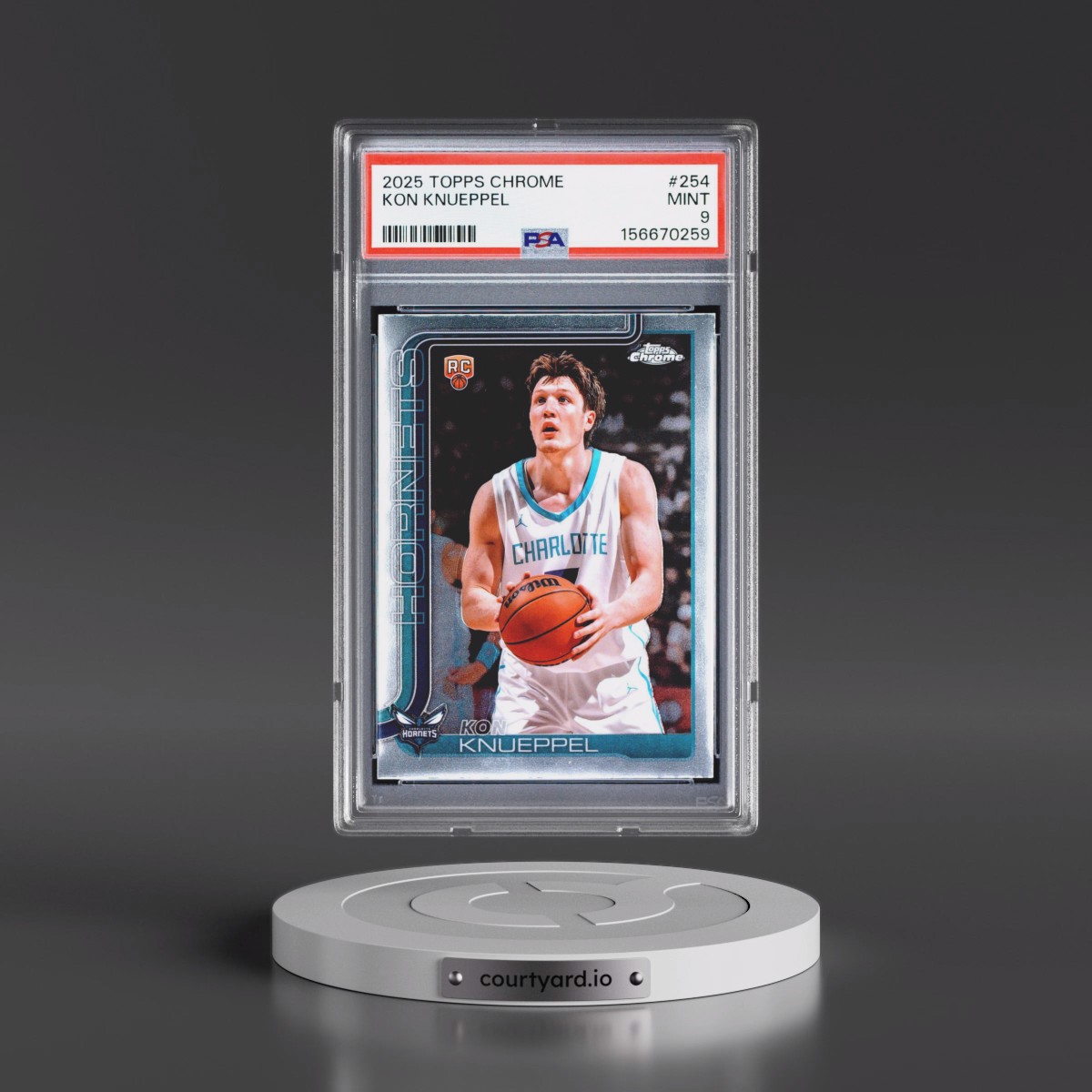 2025 Topps Chrome #254 Kon Knueppel (PSA 9 MINT)