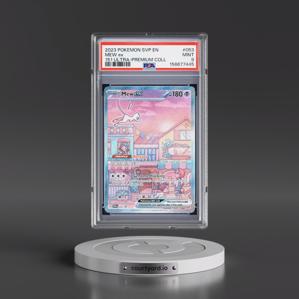 2023 Pokémon Svp EN-SV Black Star Promo #053 Mew EX - Holo 151 Ultra-Premium Collection (PSA 9 MINT)